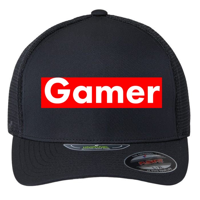 Gamer Logo Flexfit Unipanel Trucker Cap