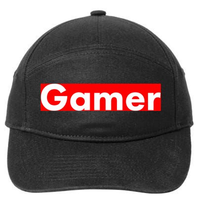 Gamer Logo 7-Panel Snapback Hat