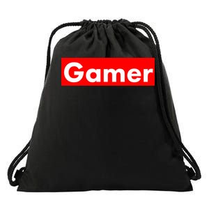 Gamer Logo Drawstring Bag