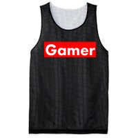 Gamer Logo Mesh Reversible Basketball Jersey Tank