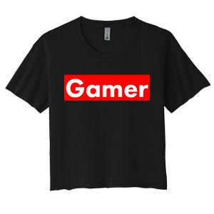 Gamer Logo Women's Crop Top Tee