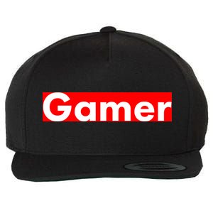 Gamer Logo Wool Snapback Cap