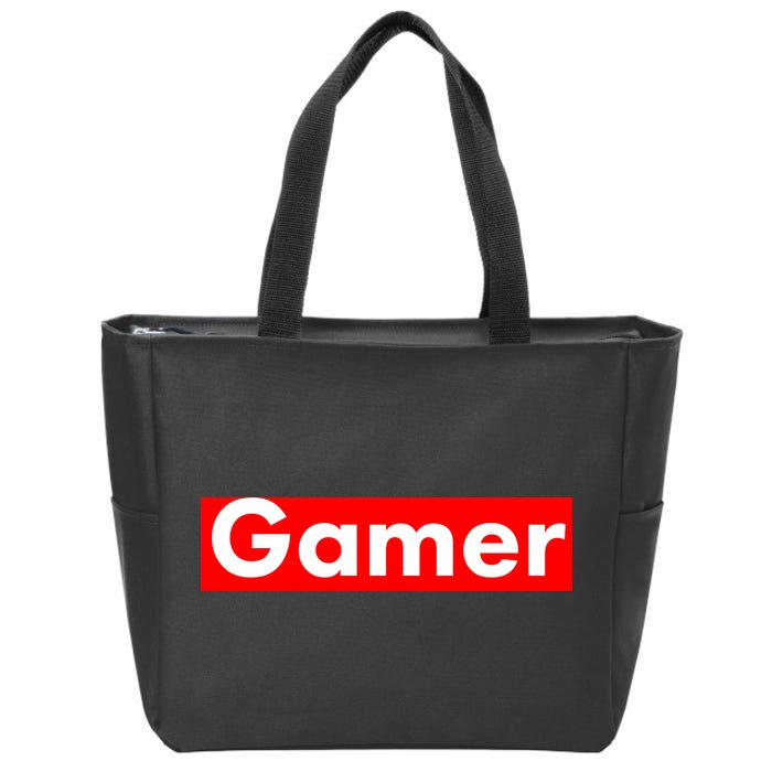 Gamer Logo Zip Tote Bag