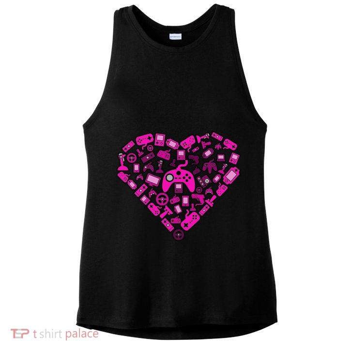 Gamer Love Ladies PosiCharge Tri-Blend Wicking Tank