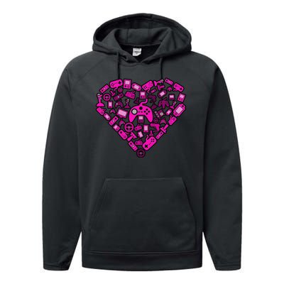 Gamer Love Performance Fleece Hoodie