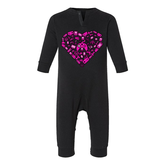 Gamer Love Infant Fleece One Piece