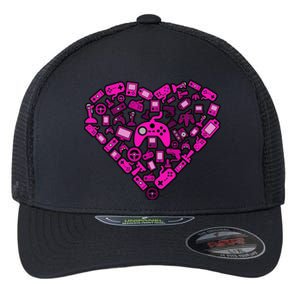 Gamer Love Flexfit Unipanel Trucker Cap