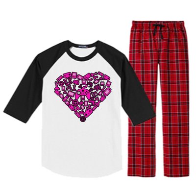 Gamer Love Raglan Sleeve Pajama Set