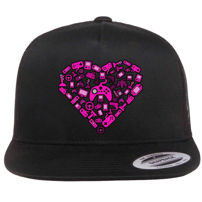 Gamer Love Flatbill Hat