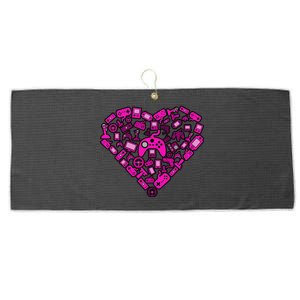 Gamer Love Large Microfiber Waffle Golf Towel