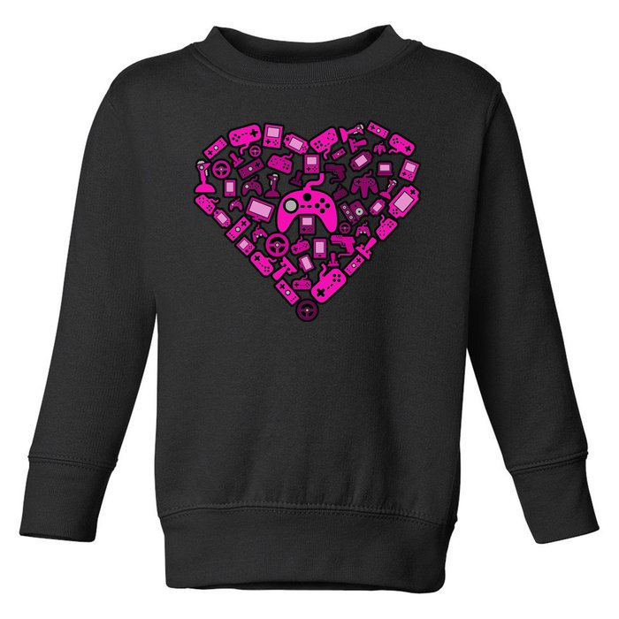 Gamer Love Toddler Sweatshirt