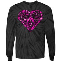 Gamer Love Tie-Dye Long Sleeve Shirt