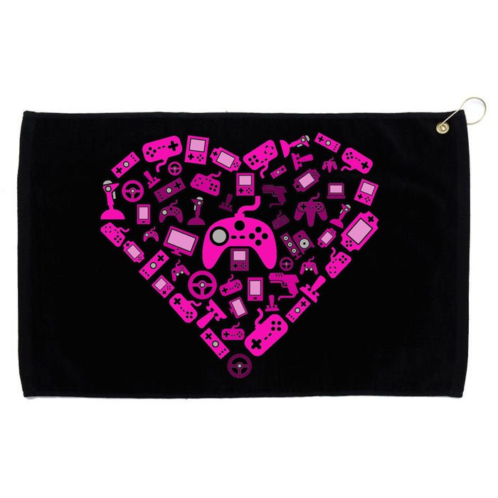 Gamer Love Grommeted Golf Towel