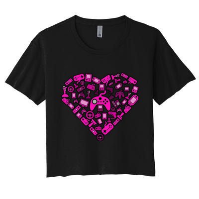 Gamer Love Crop Top