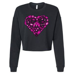 Gamer Love Cropped Pullover Crew