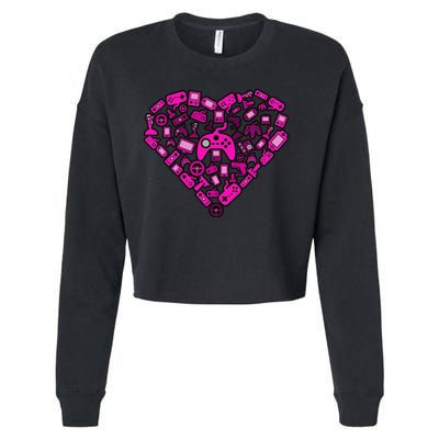 Gamer Love Cropped Pullover Crew