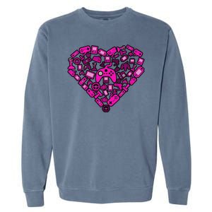 Gamer Love Garment-Dyed Sweatshirt