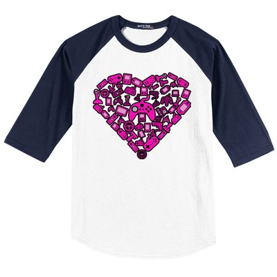 Gamer Love Baseball Sleeve Shirt