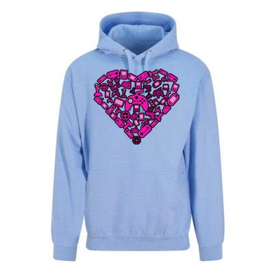 Gamer Love Unisex Surf Hoodie