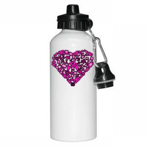 Gamer Love Aluminum Water Bottle