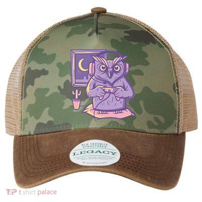 Gamer Owl Legacy Tie Dye Trucker Hat