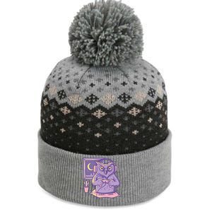 Gamer Owl The Baniff Cuffed Pom Beanie