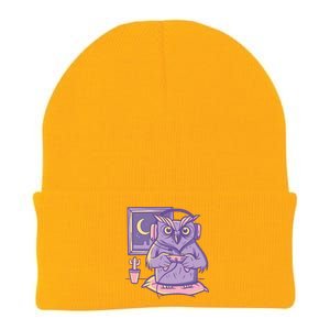 Gamer Owl Knit Cap Winter Beanie