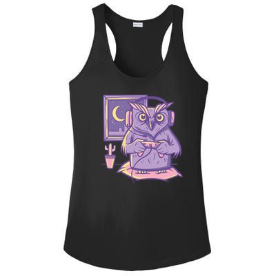 Gamer Owl Ladies PosiCharge Competitor Racerback Tank