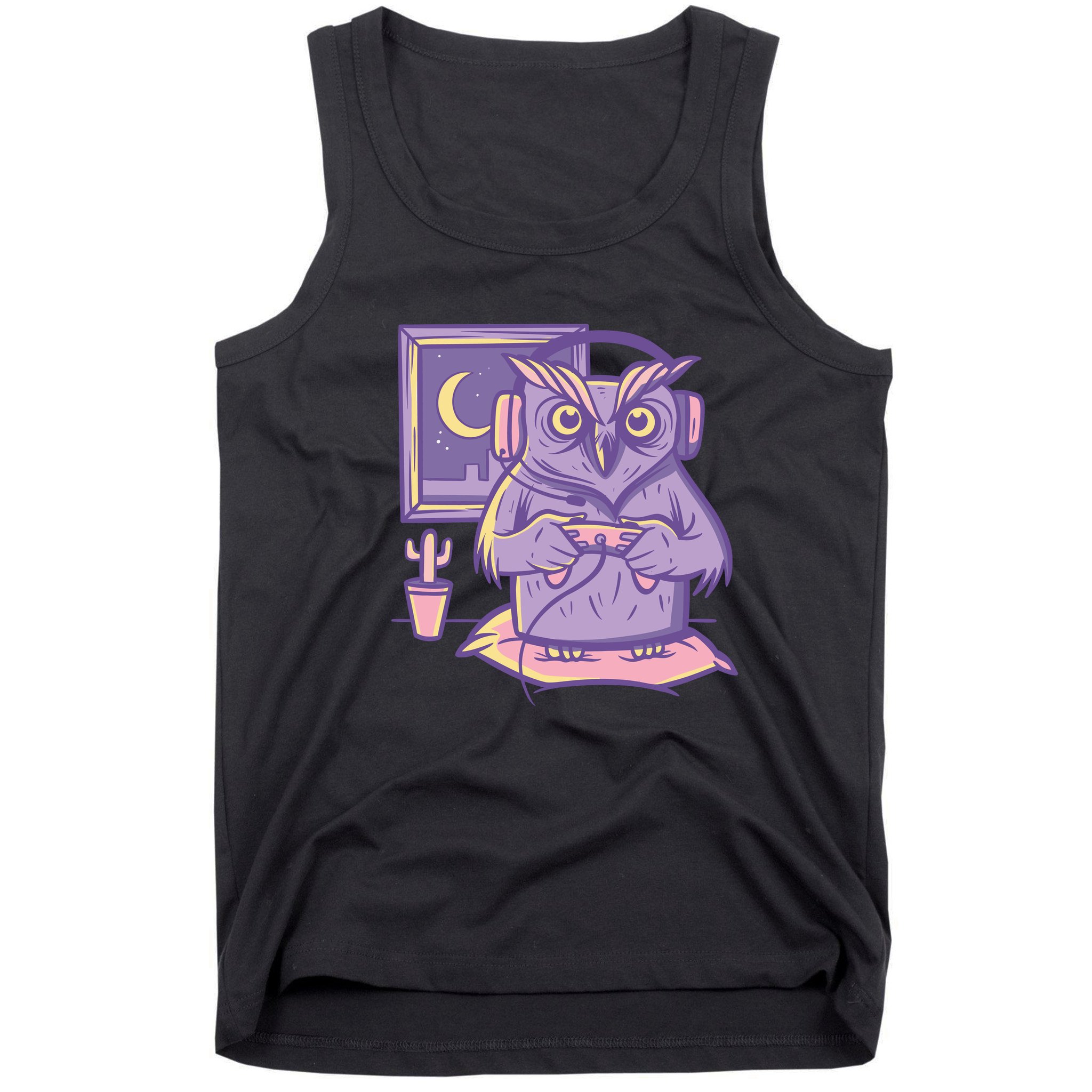 Gamer Owl Tank Top