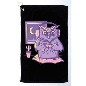 Gamer Owl Platinum Collection Golf Towel