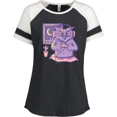 Gamer Owl Enza Ladies Jersey Colorblock Tee