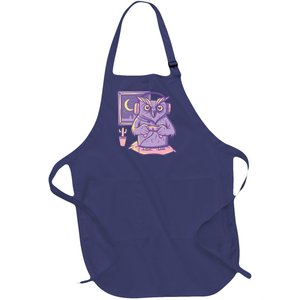 Gamer Owl Full-Length Apron With Pockets