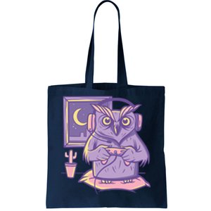 Gamer Owl Tote Bag