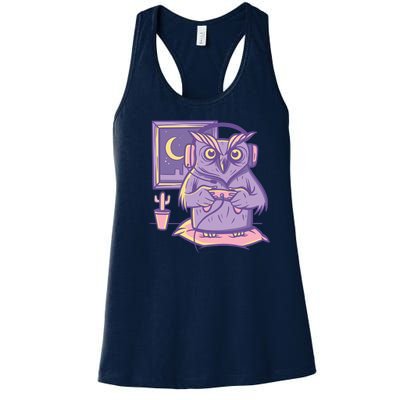 Gamer Owl Women's Racerback Tank