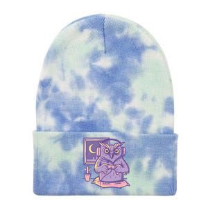 Gamer Owl Tie Dye 12in Knit Beanie