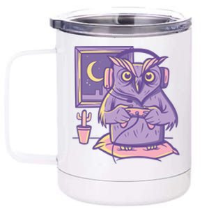 Gamer Owl 12 oz Stainless Steel Tumbler Cup