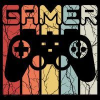 Gamer Retro Controller High Crown Mesh Back Trucker Hat