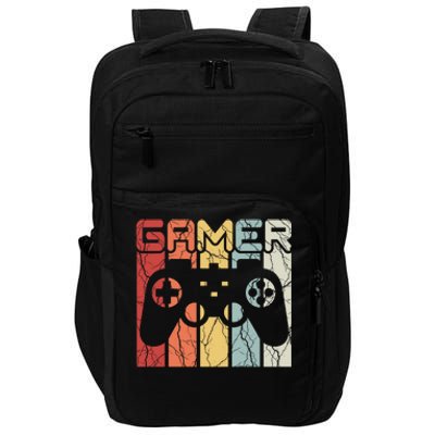 Gamer Retro Controller Impact Tech Backpack