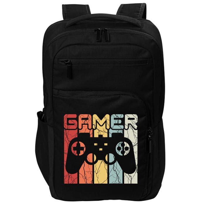 Gamer Retro Controller Impact Tech Backpack