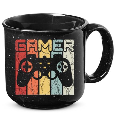 Gamer Retro Controller 15oz Campfire Ceramic Mug