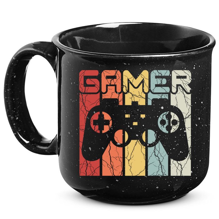 Gamer Retro Controller 15oz Campfire Ceramic Mug