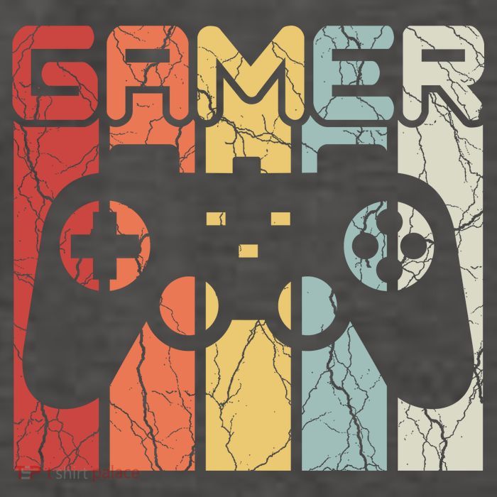 Gamer Retro Controller Vector Backpack