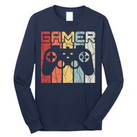 Gamer Retro Controller Long Sleeve Shirt