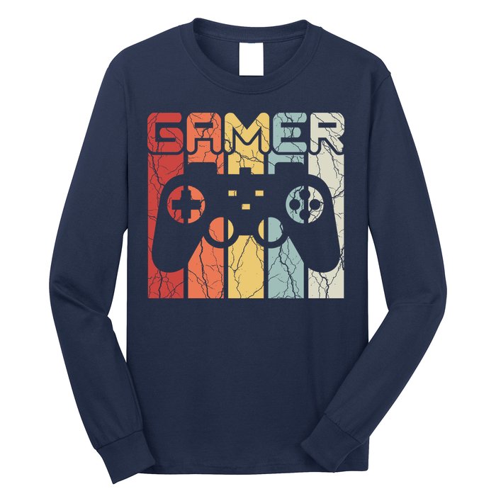 Gamer Retro Controller Long Sleeve Shirt