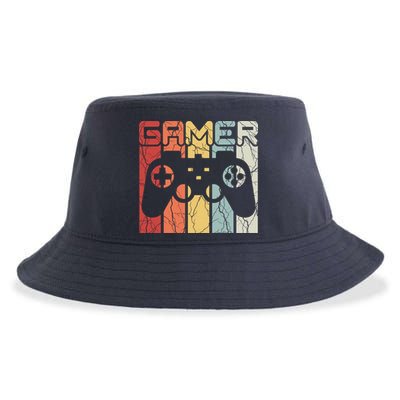 Gamer Retro Controller Sustainable Bucket Hat