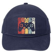 Gamer Retro Controller 7-Panel Snapback Hat