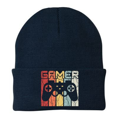 Gamer Retro Controller Knit Cap Winter Beanie