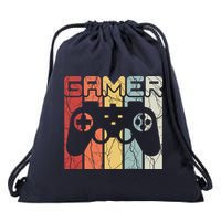 Gamer Retro Controller Drawstring Bag