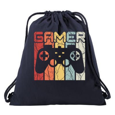 Gamer Retro Controller Drawstring Bag