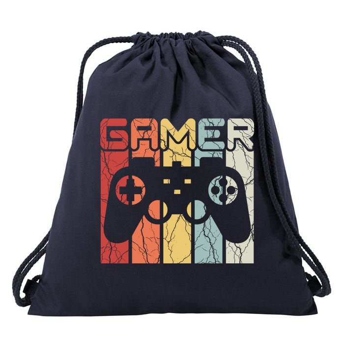 Gamer Retro Controller Drawstring Bag